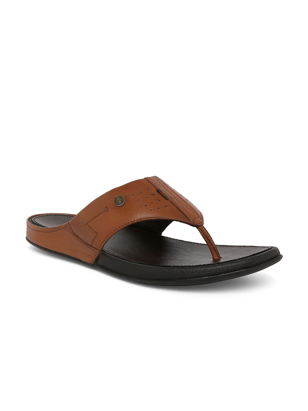 

Buckaroo Men Leather Comfort Sandals, Tan