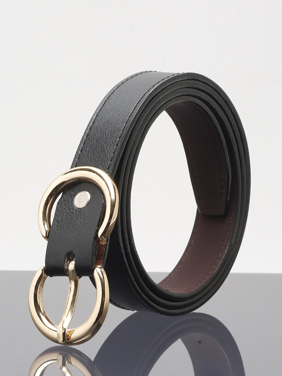 

Apsis Women D-Ring Slim Belt, Black