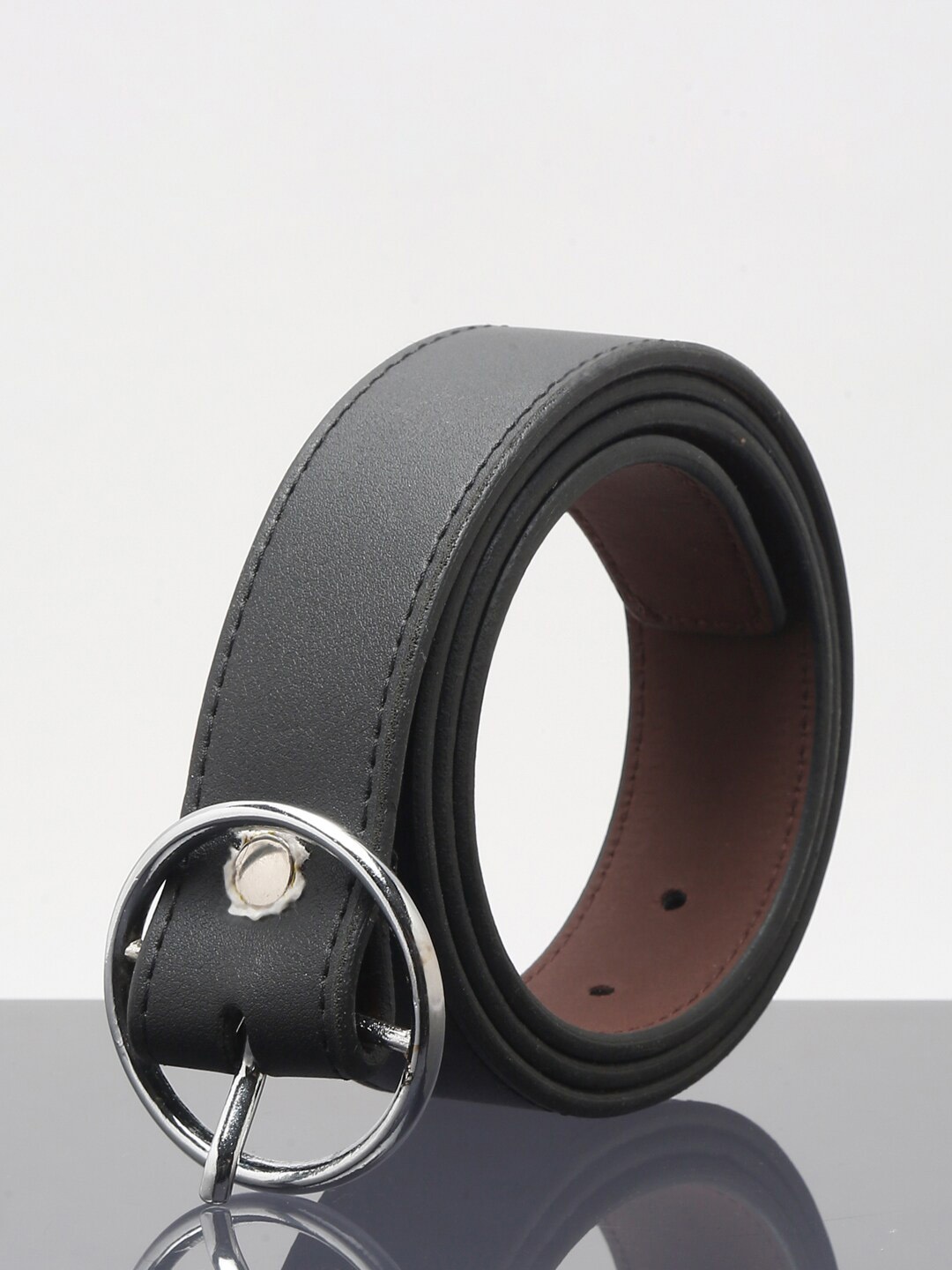 

Apsis Women Synthetic Belt With D-Ring, Black