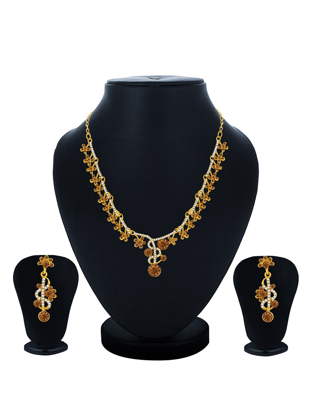 

Sukkhi Gold-Plated Stone-Studded Jewellery Set