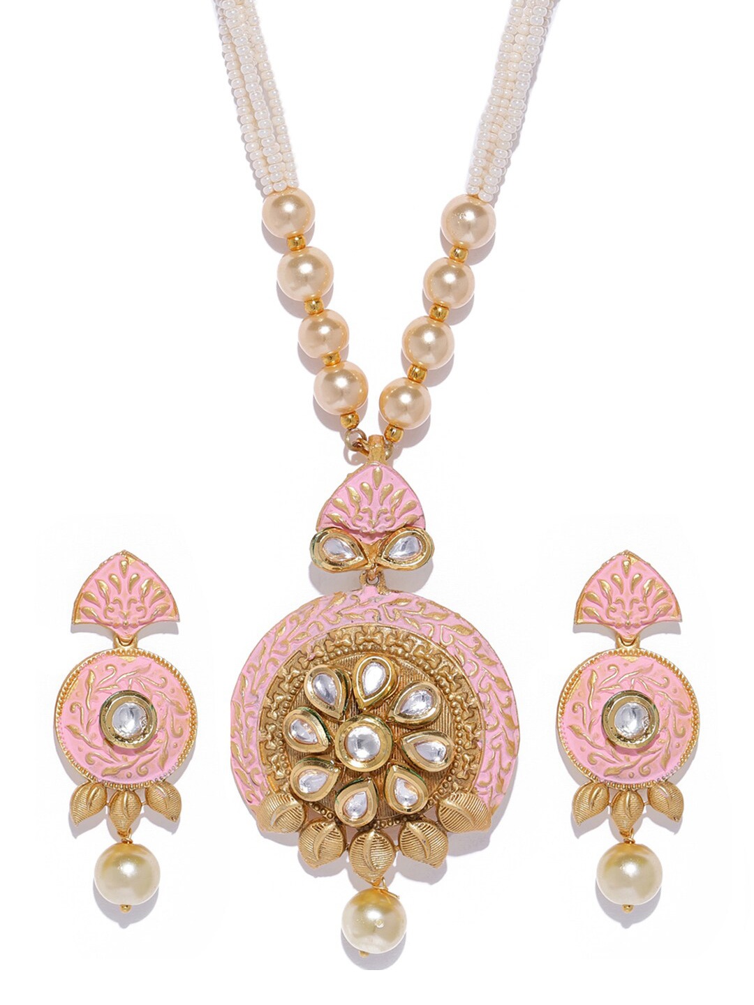 

Sukkhi Gold-Plated Kundan-Studed Jewellery Set