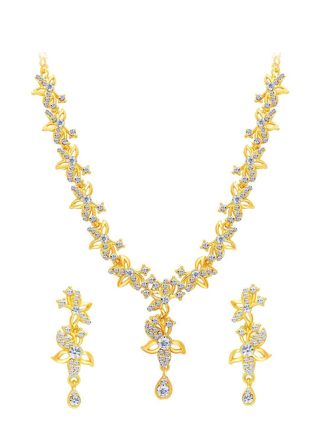 

Sukkhi Gold-Plated Stone-Studded Jewellery Set