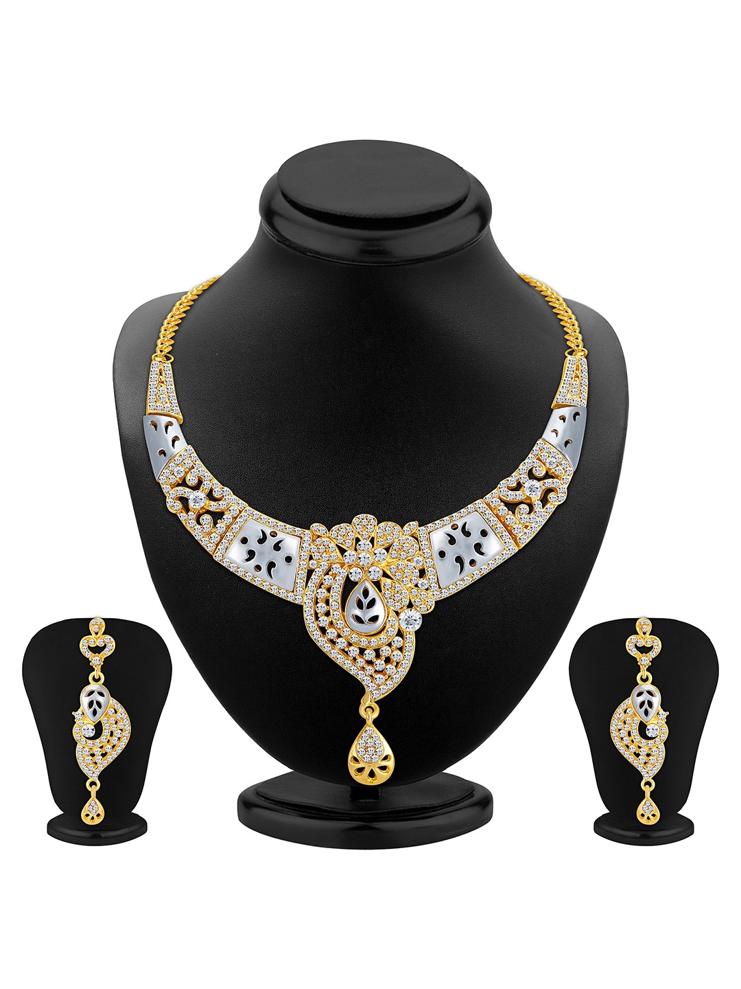 

Sukkhi Gold-Plated Stone-Studded Jewellery Set