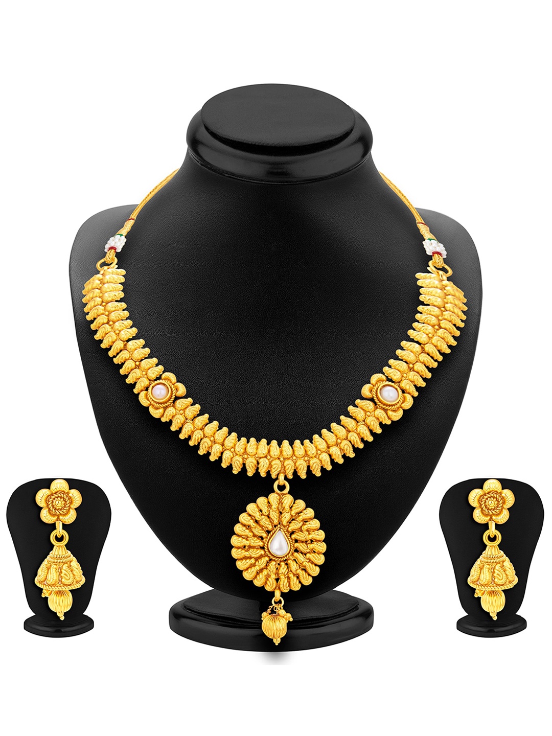 

Sukkhi Gold-Plated Stone Studded Jewellery Set