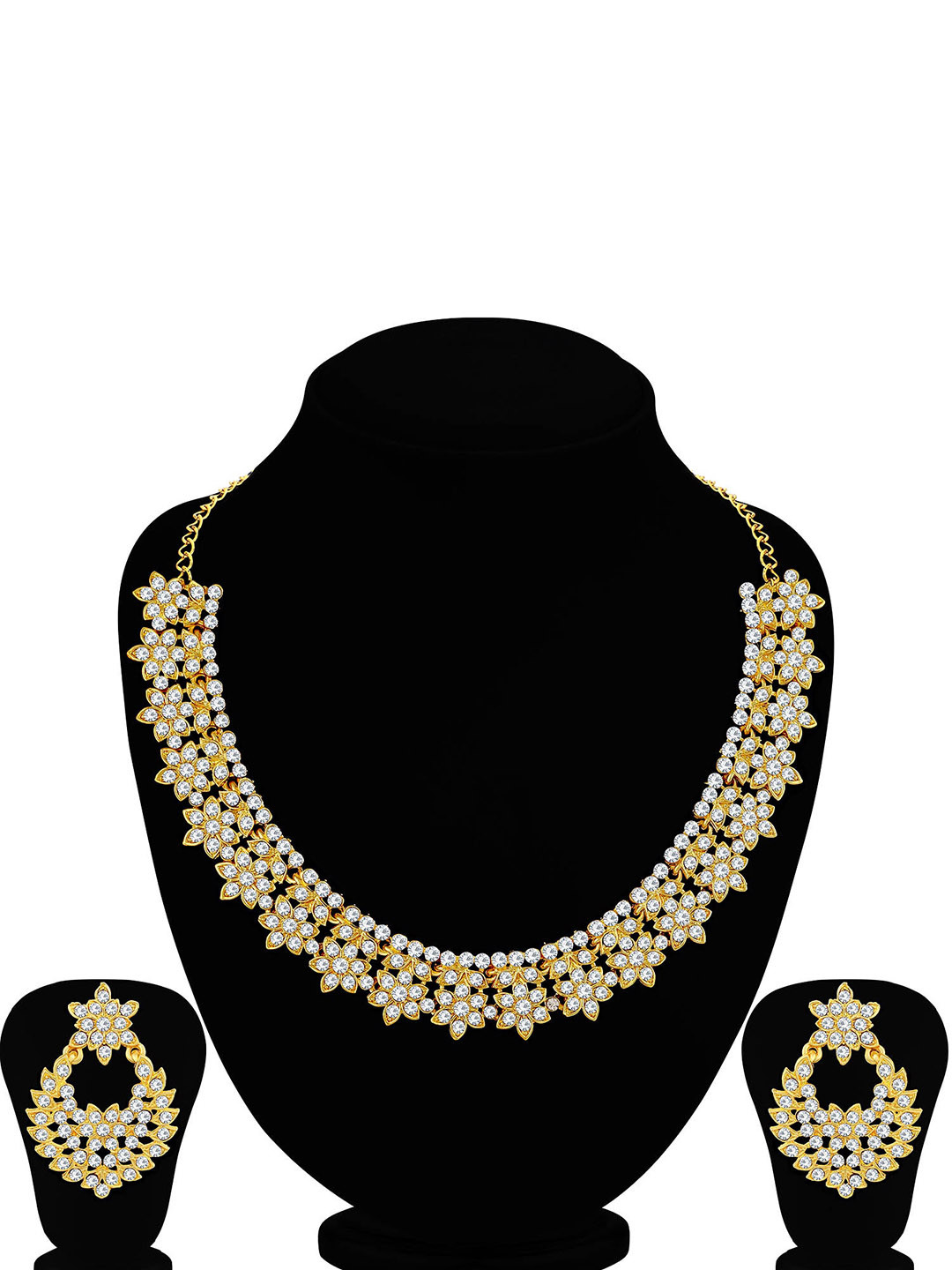 

Sukkhi Gold-Plated Stone Studded Jewellery Set