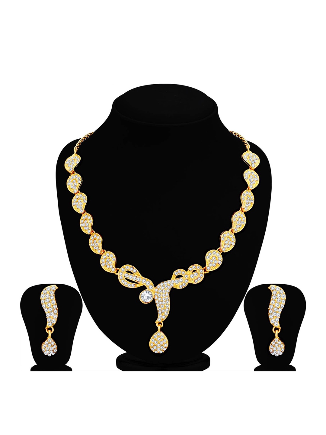 

Sukkhi Gold-Plated Stone Studded Jewellery Set