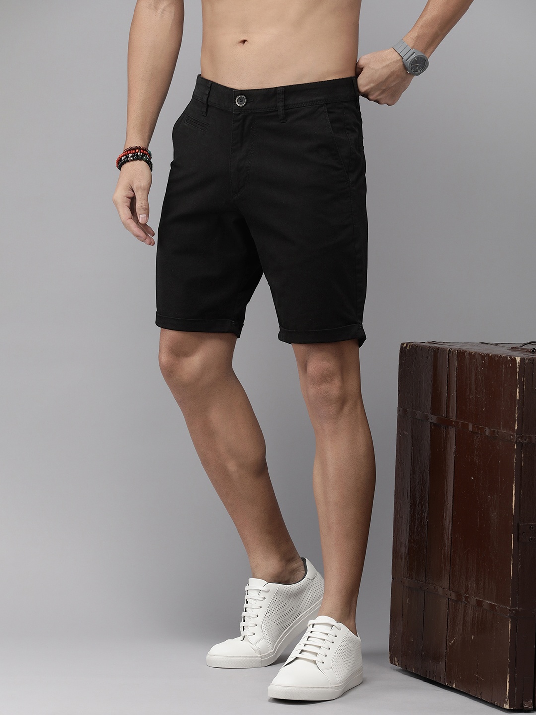 

Roadster Men Talora Shorts, Black