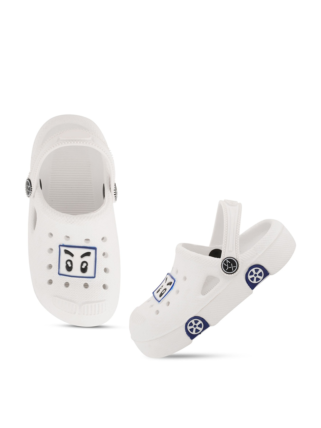 

Smartots Kids Car Model Clogs, White