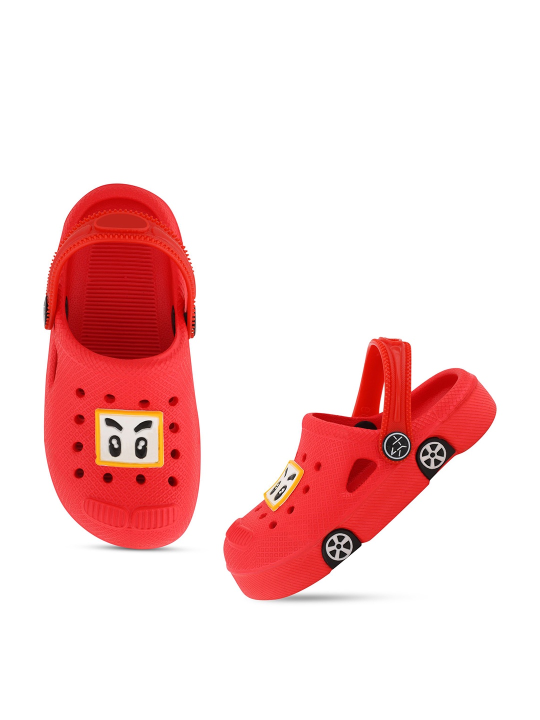 

Smartots Kids Self Design Slip-On Clogs, Red