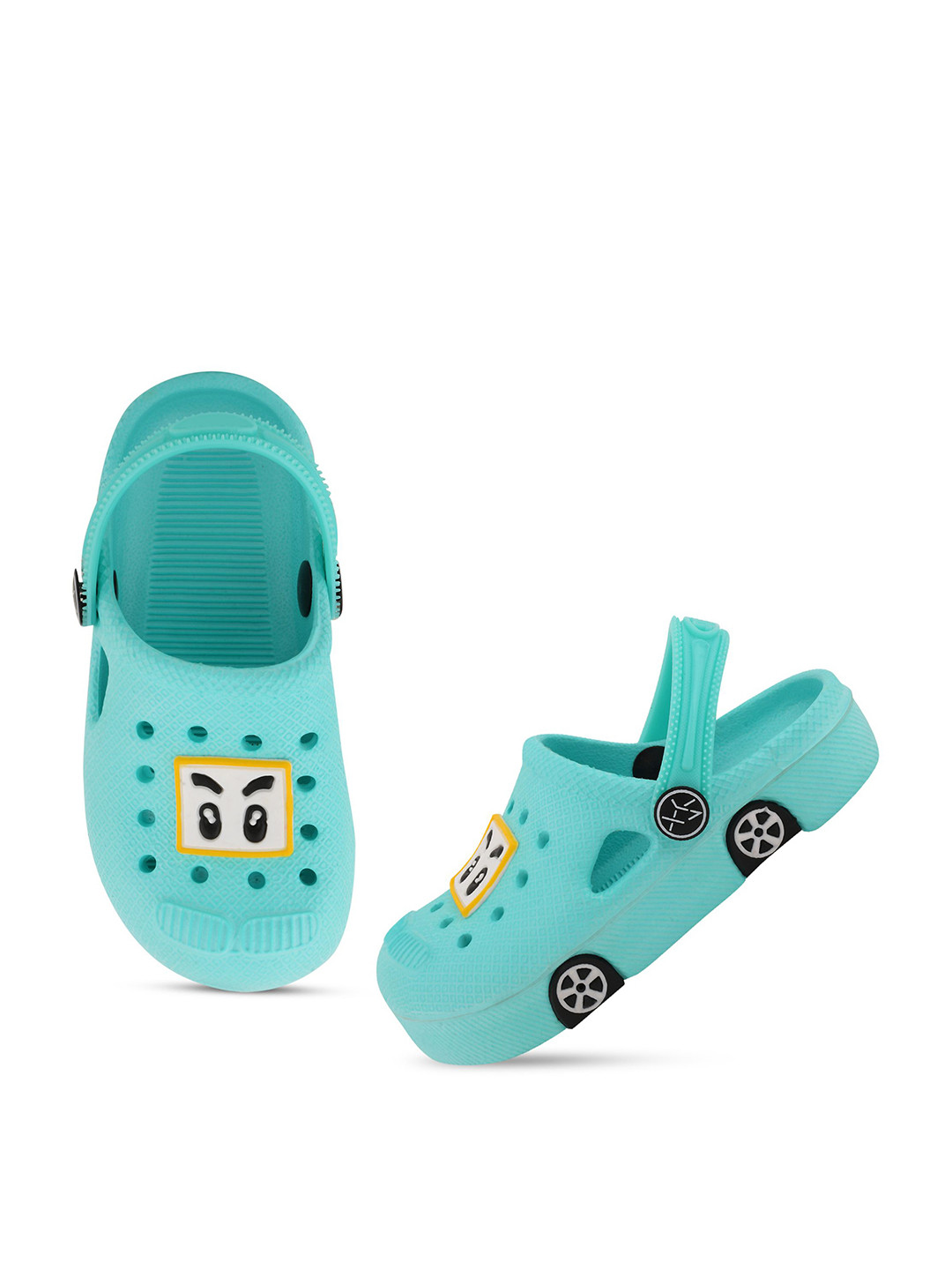 

Smartots Kids Self Design Slip-On Clogs, Turquoise blue