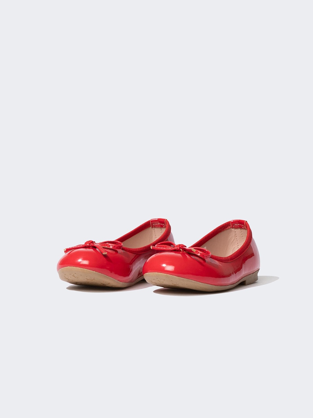 

DeFacto Girls Round Toe Ballerinas With Bows, Red