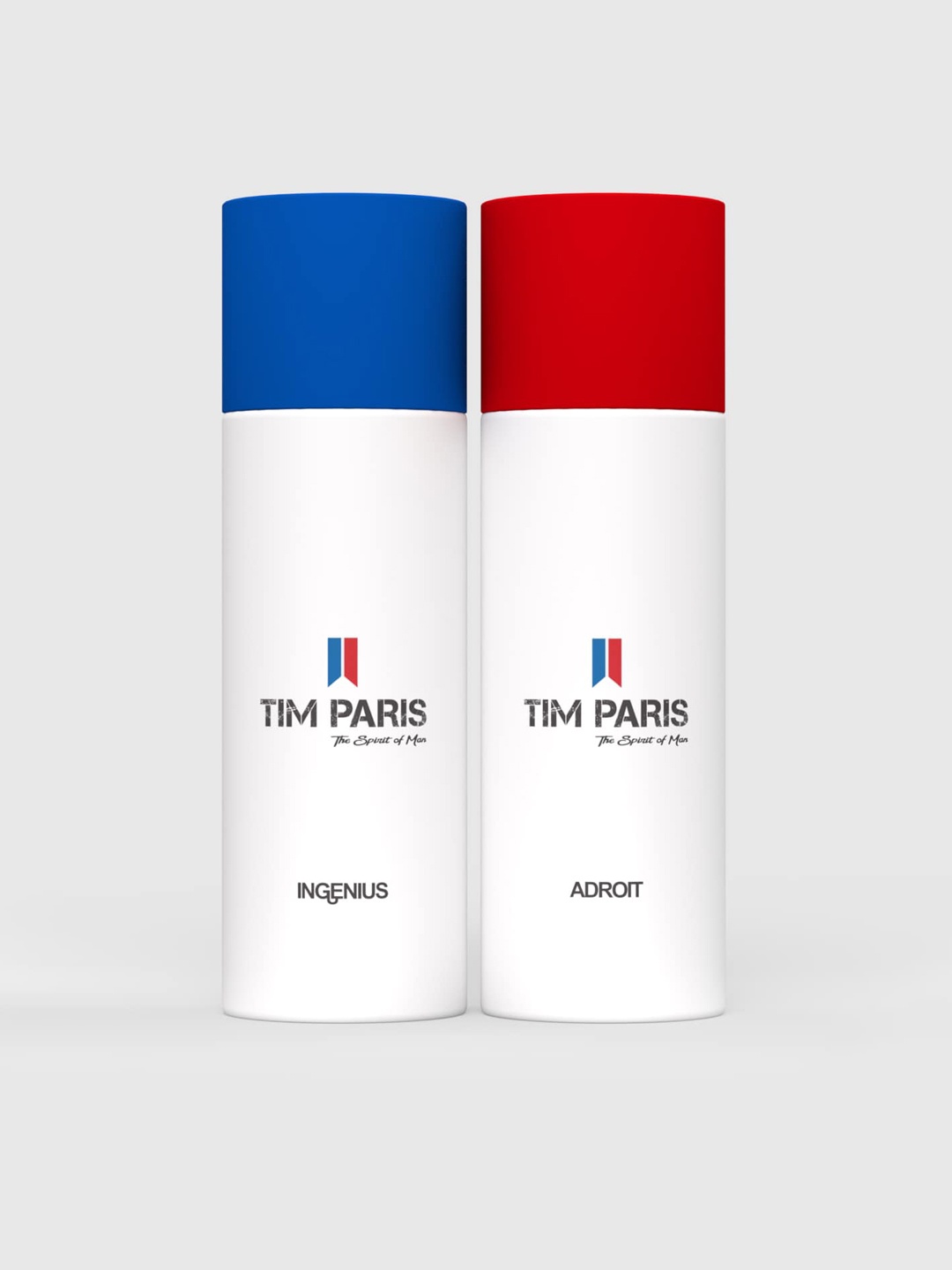 

TIM PARIS Men Set Of 2 Ingenius & Adroit Deodorant Sprays-150ml each, Assorted