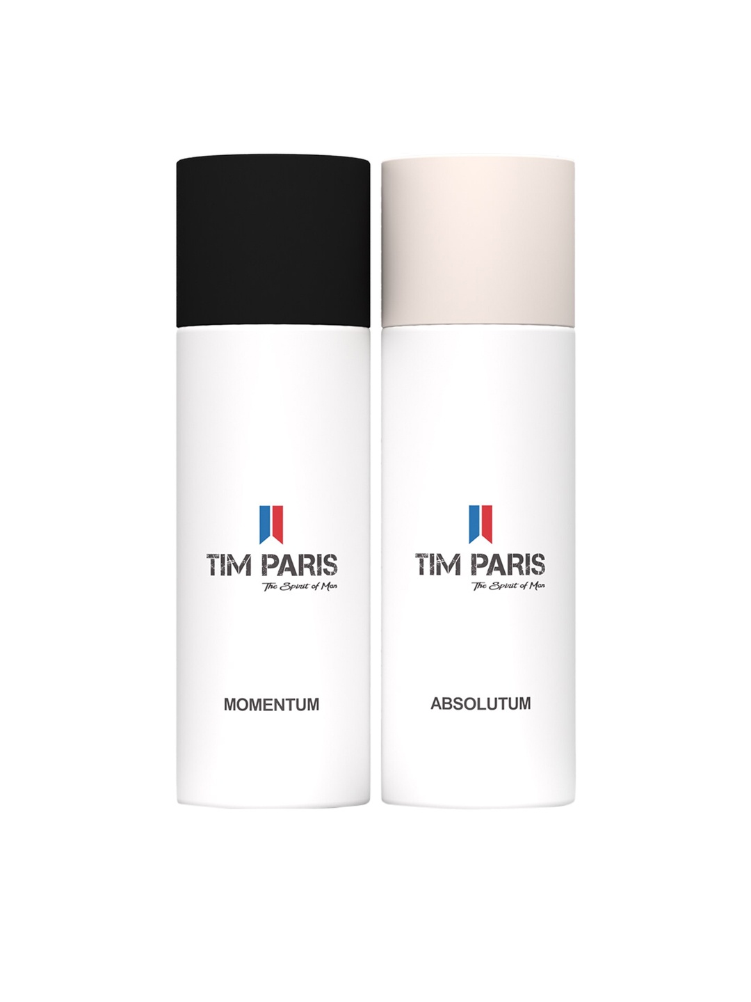 

TIM PARIS Men Set Of 2 Momentum & Absolutum Deodorant Spray - 150 ml Each, Assorted