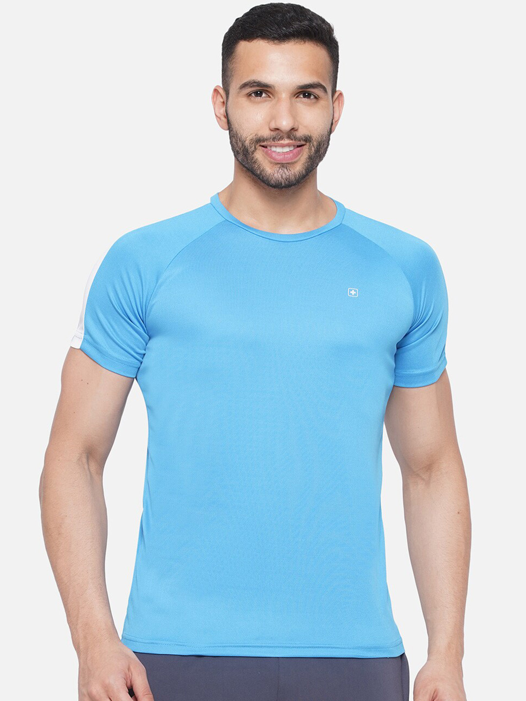 

SWISS MILITARY Round Neck Raglan Sleeves T-shirt, Blue