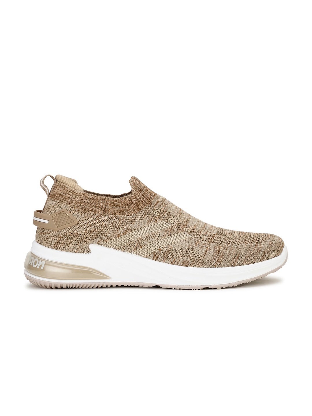 

North Star Men Brown Woven Design Slip-On Sneakers