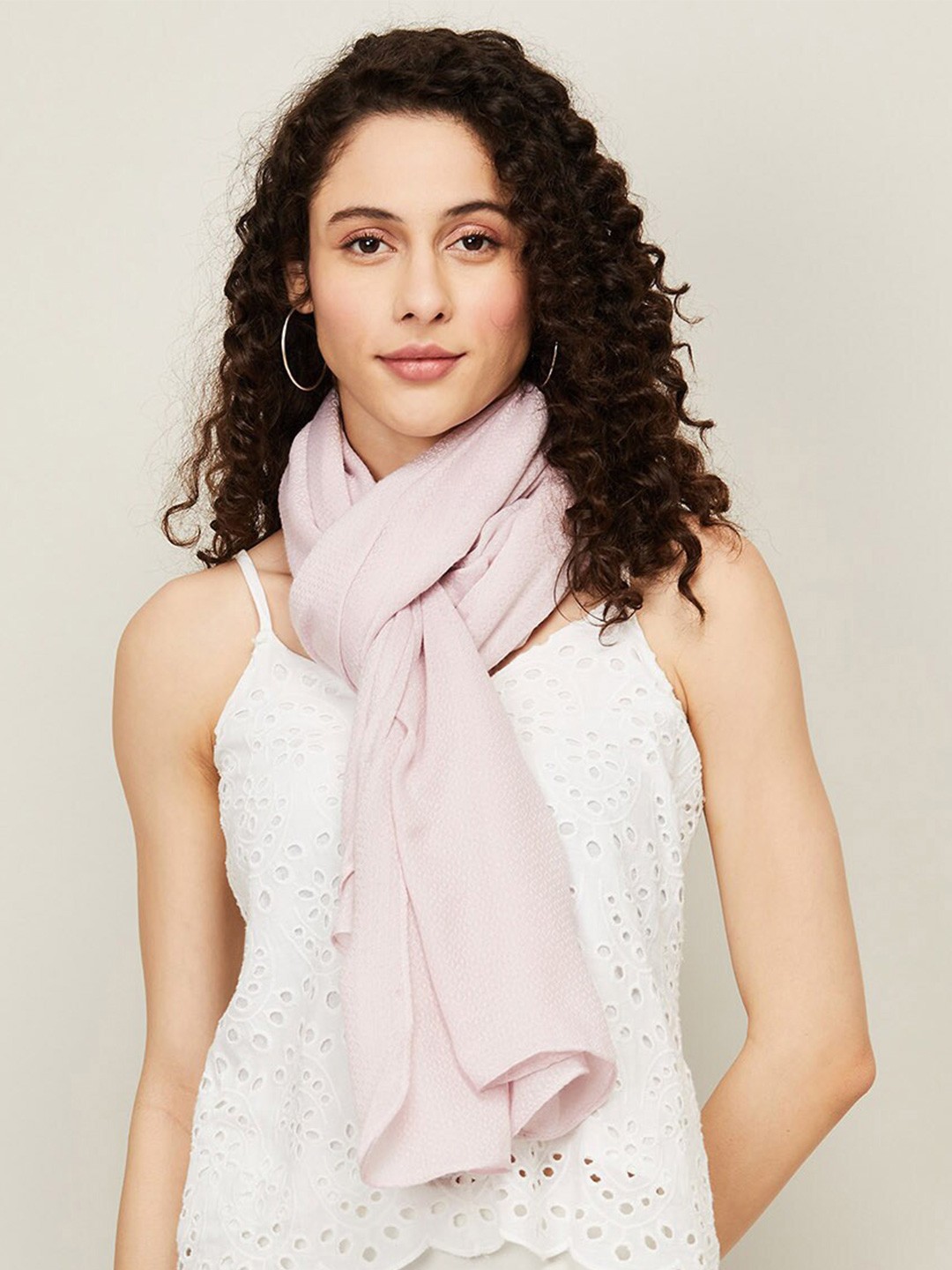 

Ginger by Lifestyle Women Woven Design Stole, Purple