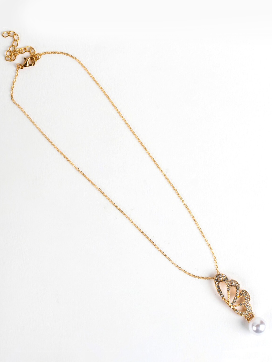 

Jewelz Gold-Plated Stone Studded Necklace