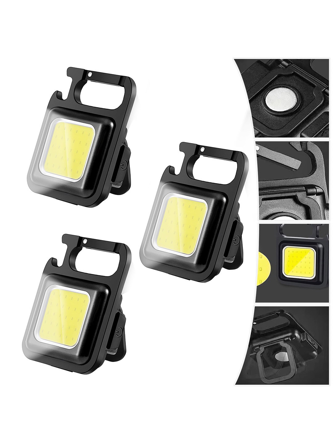 

ZURU BUNCH Water-Resistant Key Chain Light, Black