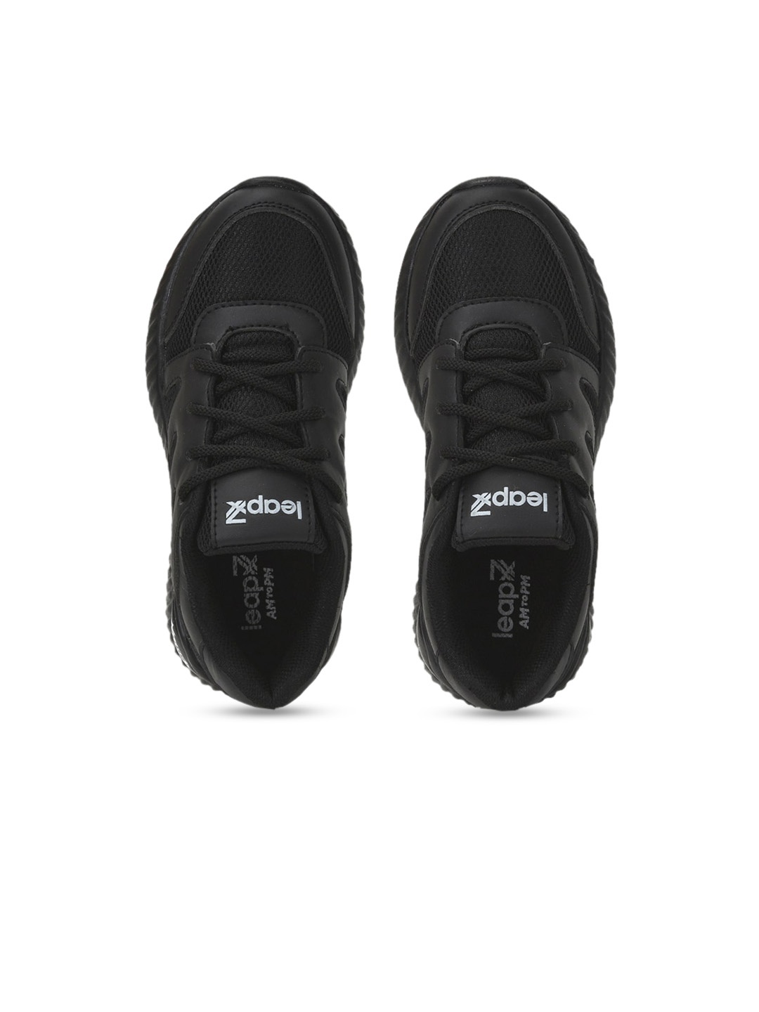 

Liberty Kids Nitscho-1 L Solid Lace-Up Uniform School Shoes, Black