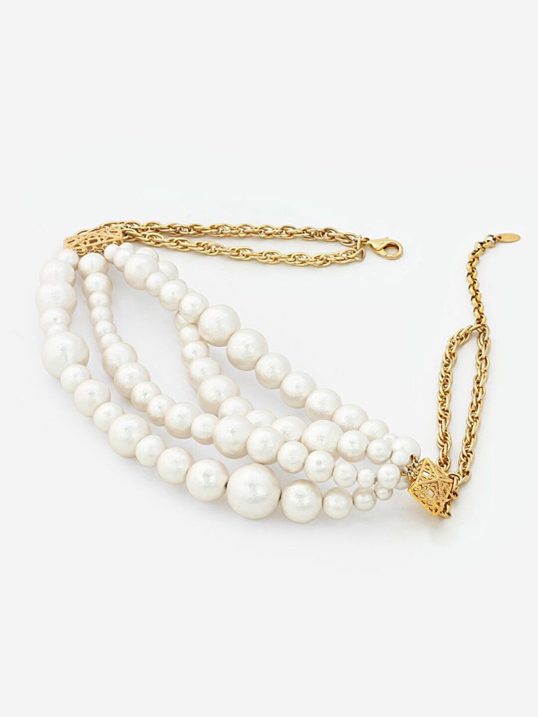 

Sukkhi Gold-Plated Beaded Necklace