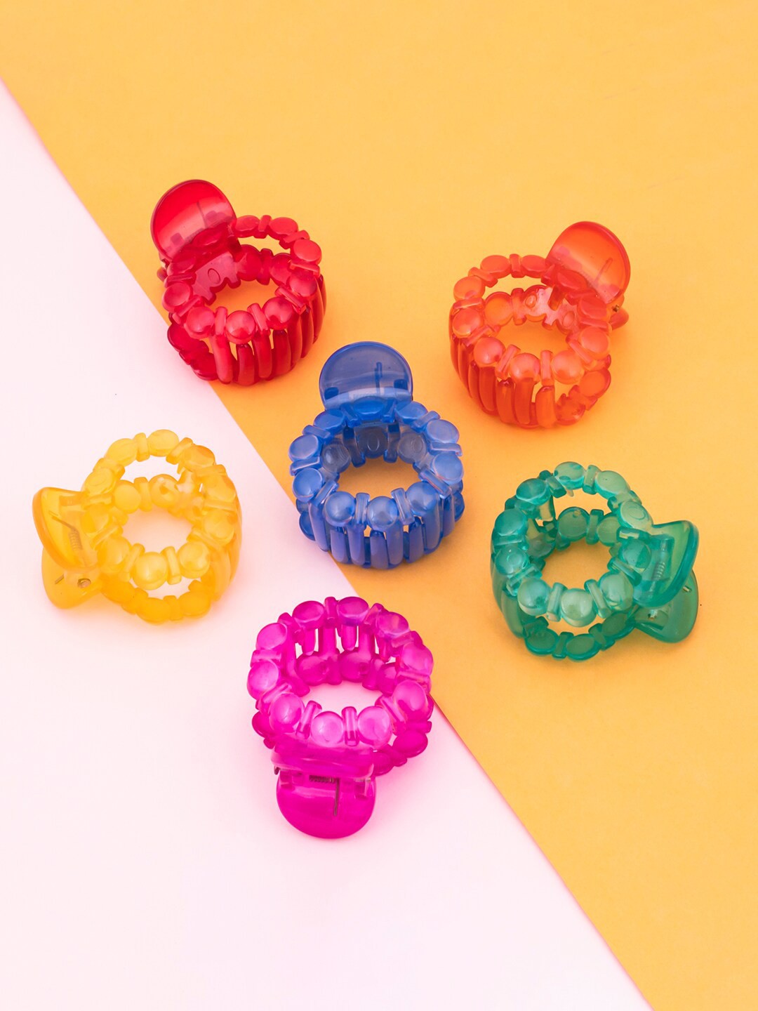 

Sukkhi Women Set of 6 Fashionable Butterfly Claw Clip, Blue