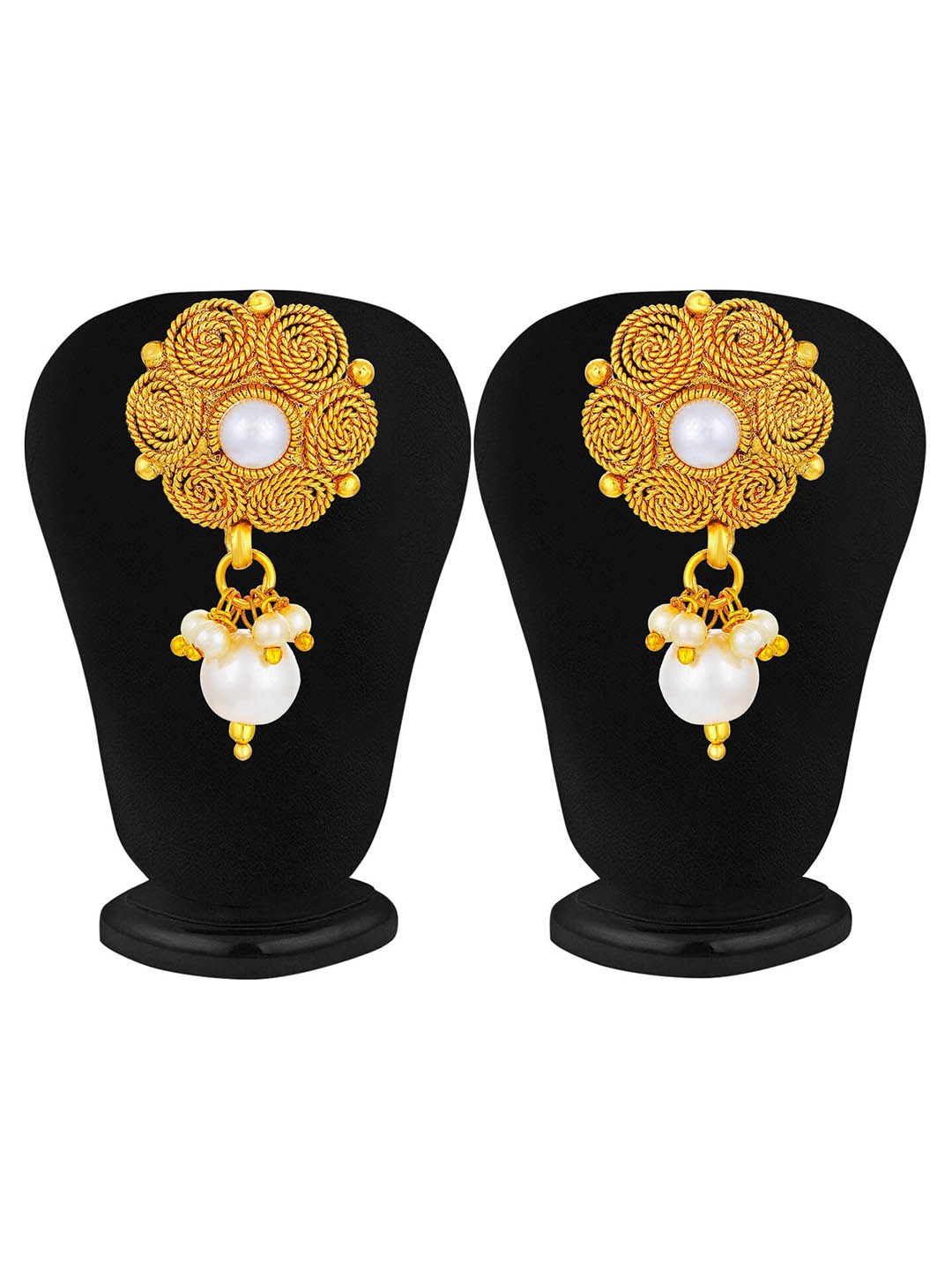 

Sukkhi Gold-Plated Contemporary Drop Earrings