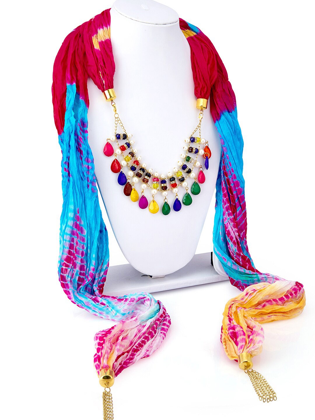 

Sukkhi Gold-Plated Detachable Scarf Necklace
