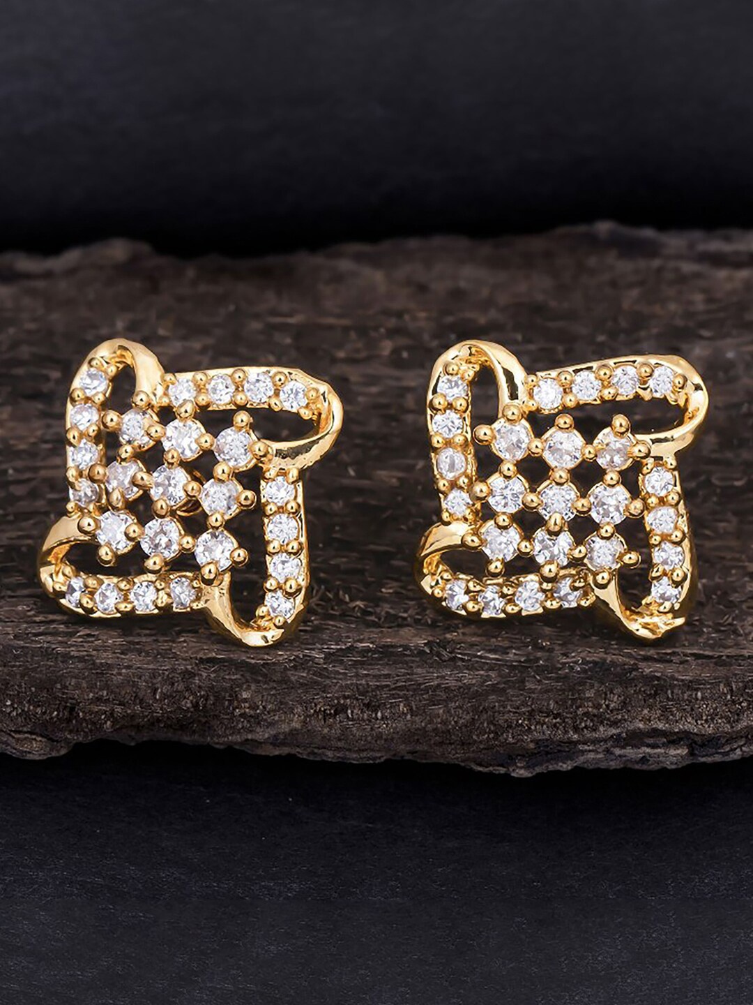 

Sukkhi Gold Plated Contemporary Studs Earrings