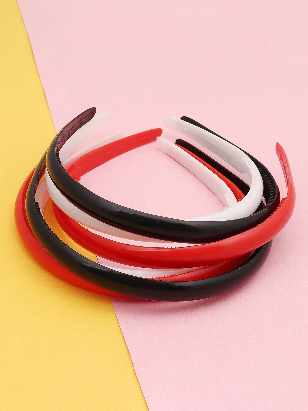 

Sukkhi Women Set of 6 Plastic Hairband, Red