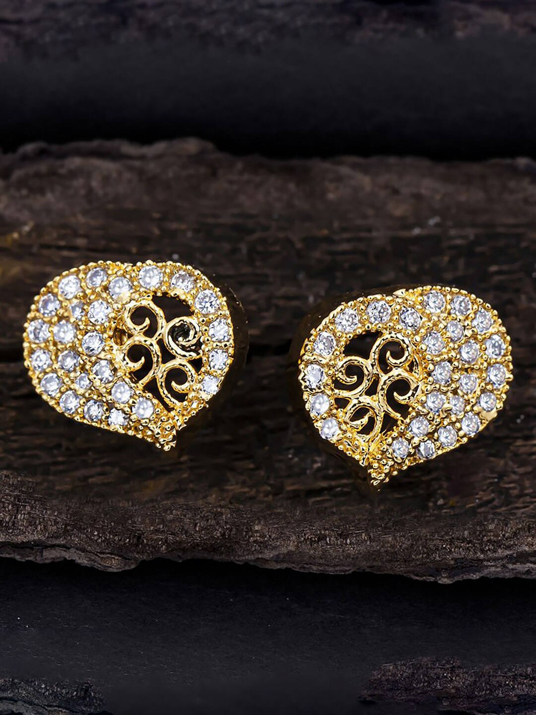 

Sukkhi Gold-Plated Contemporary Studs Earrings