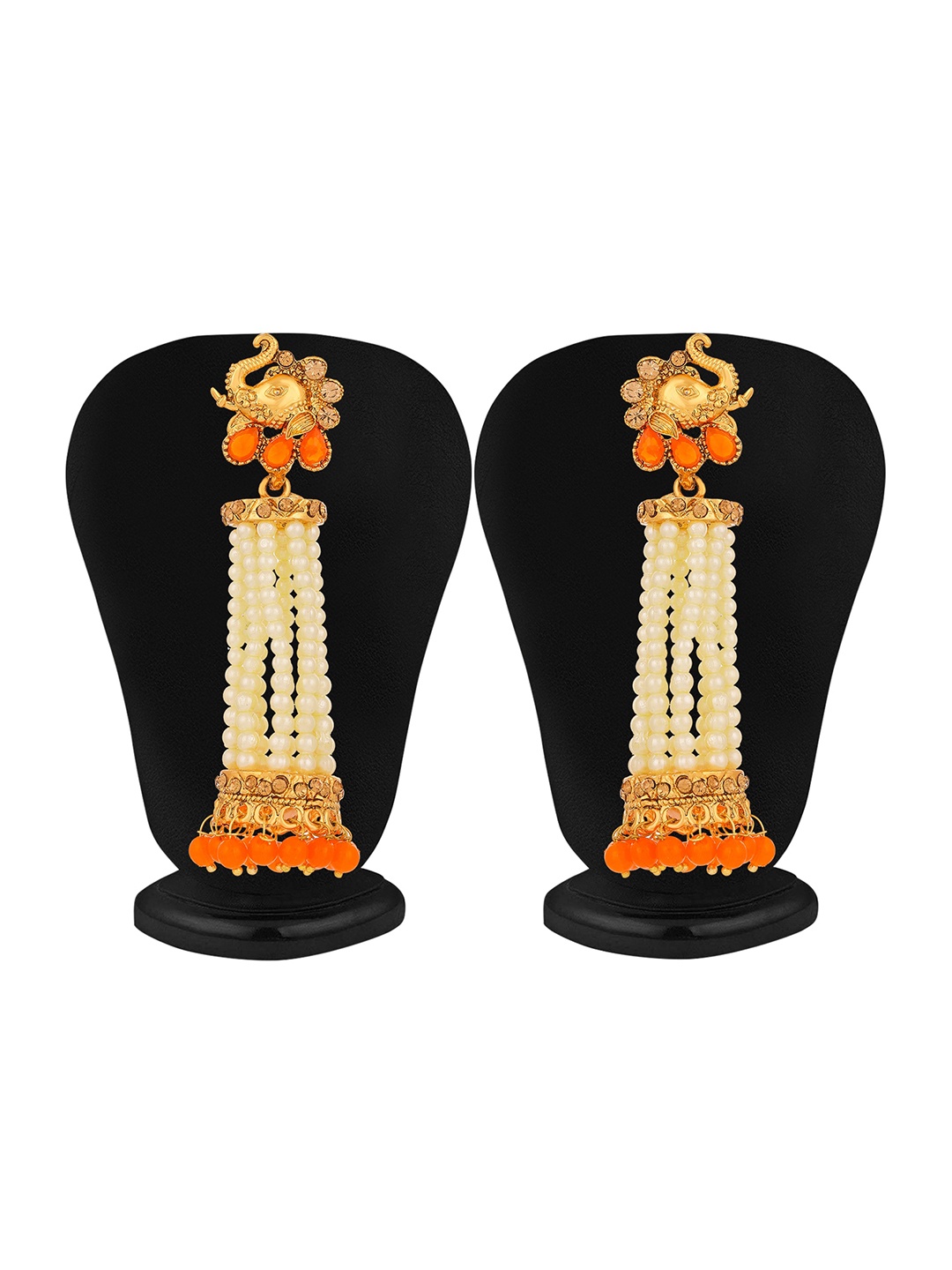

Sukkhi Gold Plated Contemporary Beaded Drop Earrings