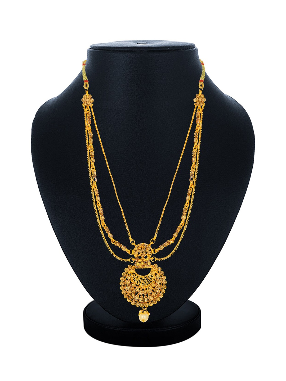 

Sukkhi Gold-Plated Stone-Studded Layered Necklace