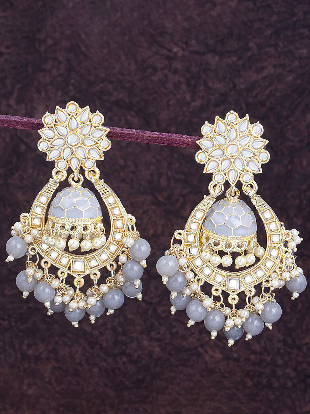 

Sukkhi Gold-Plated Chandbalis Earrings