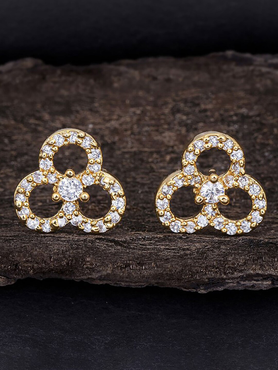 

Sukkhi Gold-Plated Contemporary Stud Earrings
