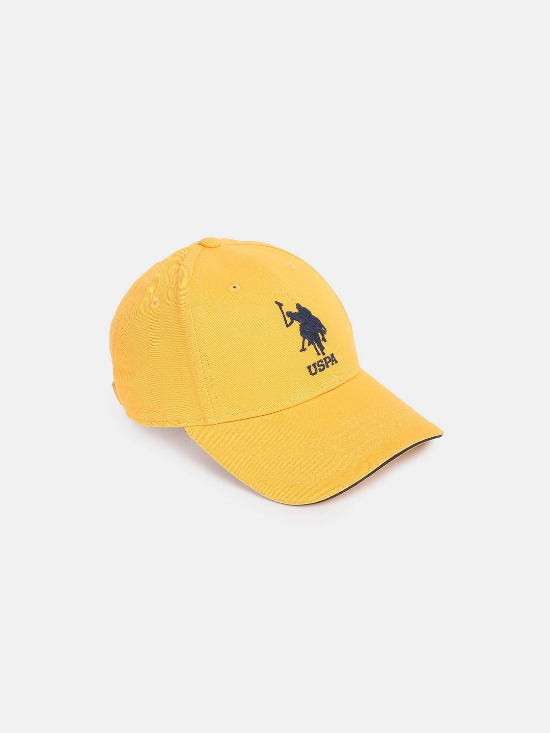 

U.S. Polo Assn. Men Embroidered Pure Cotton Baseball Cap, Yellow