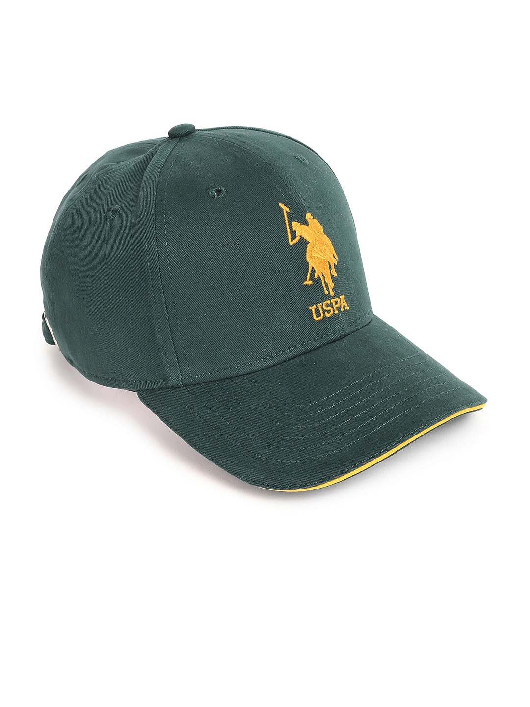 

U.S. Polo Assn. Men Embroidered Pure Cotton Baseball Cap, Green