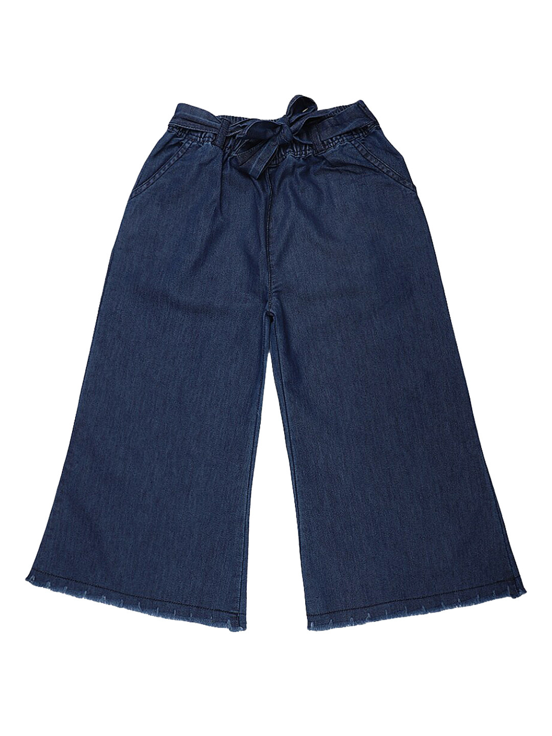 

V-Mart Girls Loose Fit Denim Harem Pant, Blue