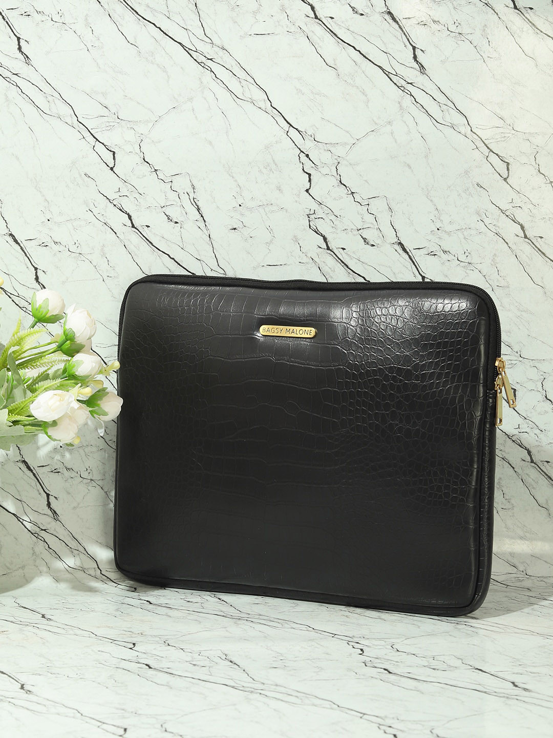 

Bagsy Malone Pack Of 2 Textured Shopper Shoulder Bag, Black