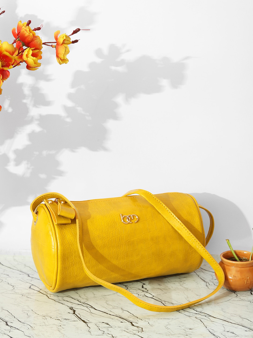 

Bagsy Malone Structured Sling Bag, Yellow