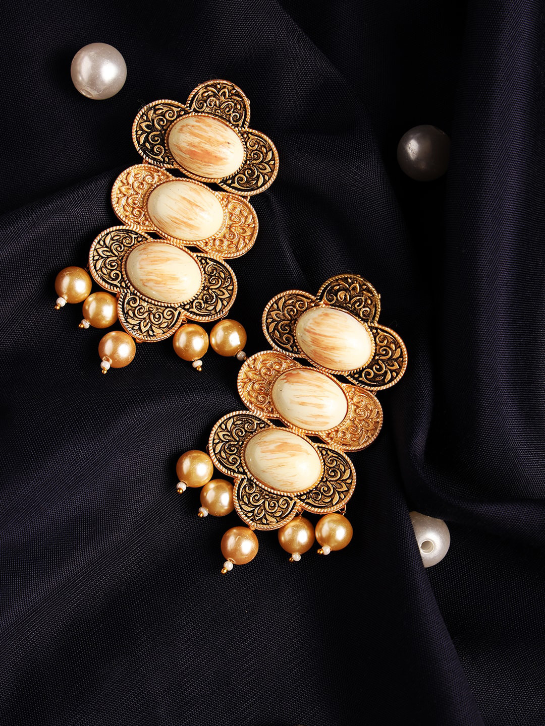 

Anouk Gold-Plated Geometric Drop Earrings