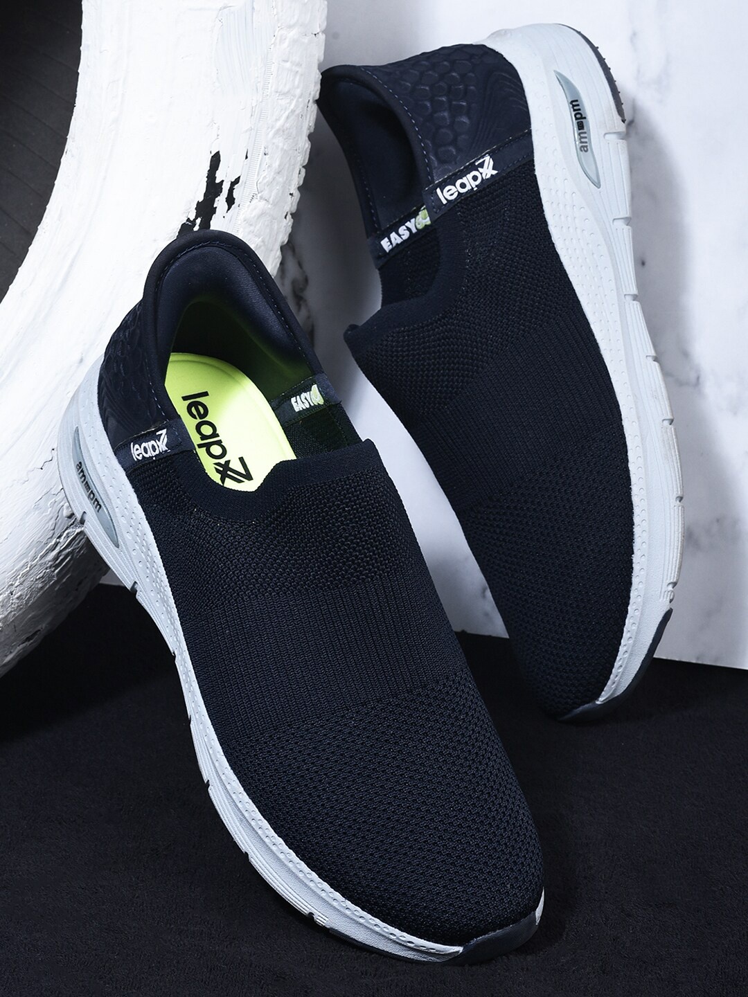 

Liberty Men Slip-On Non-Marking Running Sports Shoes, Navy blue