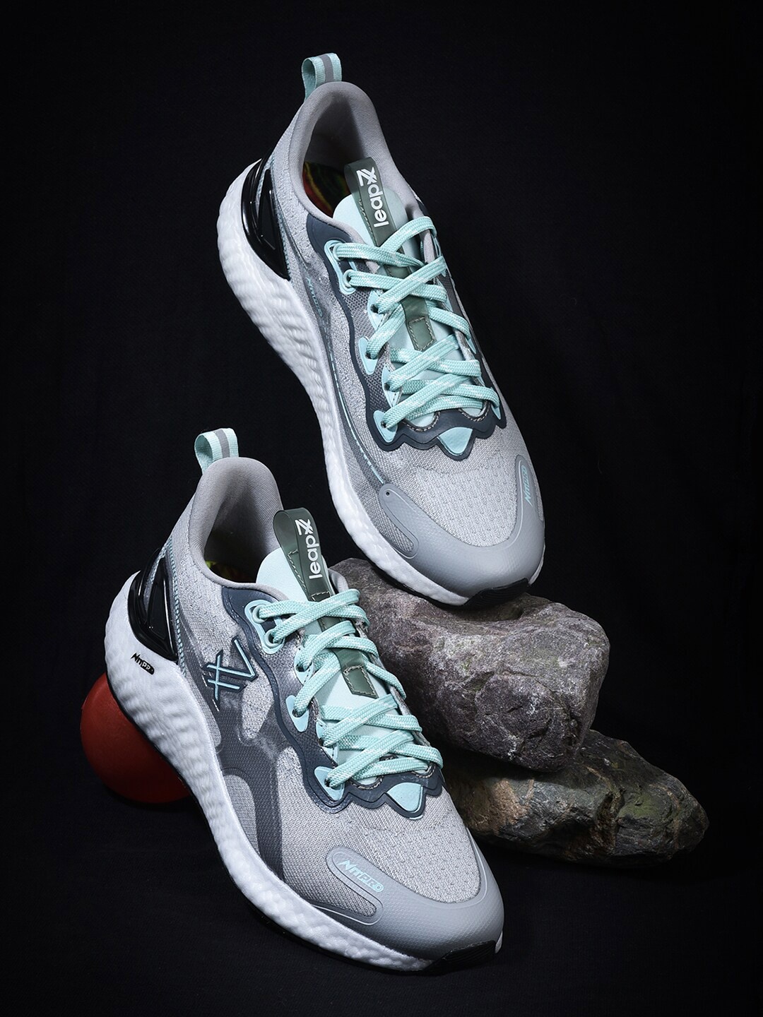 

Liberty Men Lace-Ups Non-Marking Running Sports Shoes, Grey