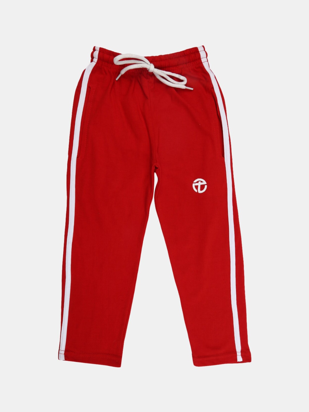 

V-Mart Boys Cotton Mid-Rise Lounge Pants, Red