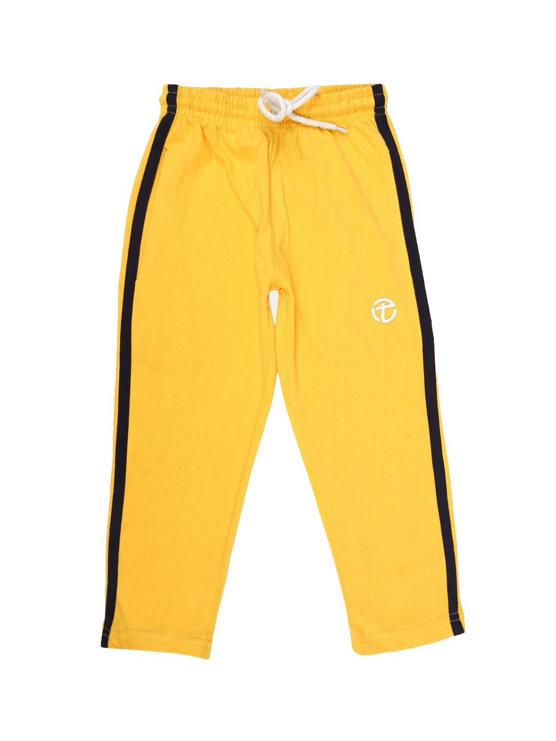 

V-Mart Boys Cotton Mid-Rise Lounge Pants, Yellow