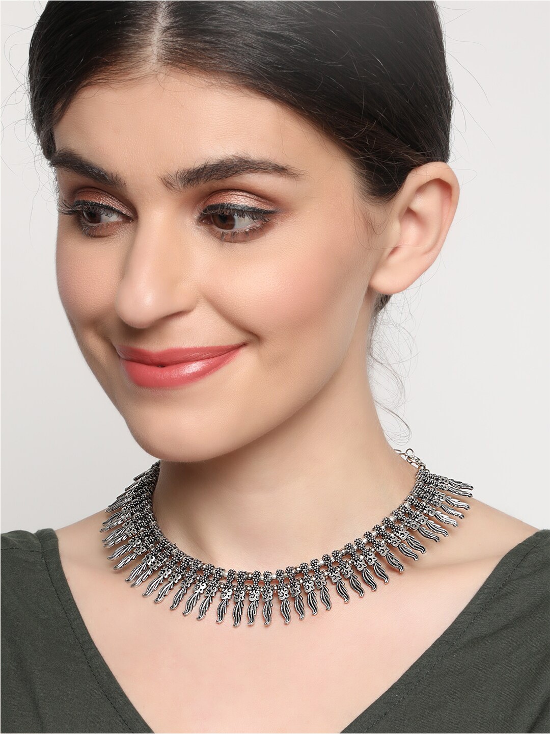 

Sangria Silver-Plated Necklace