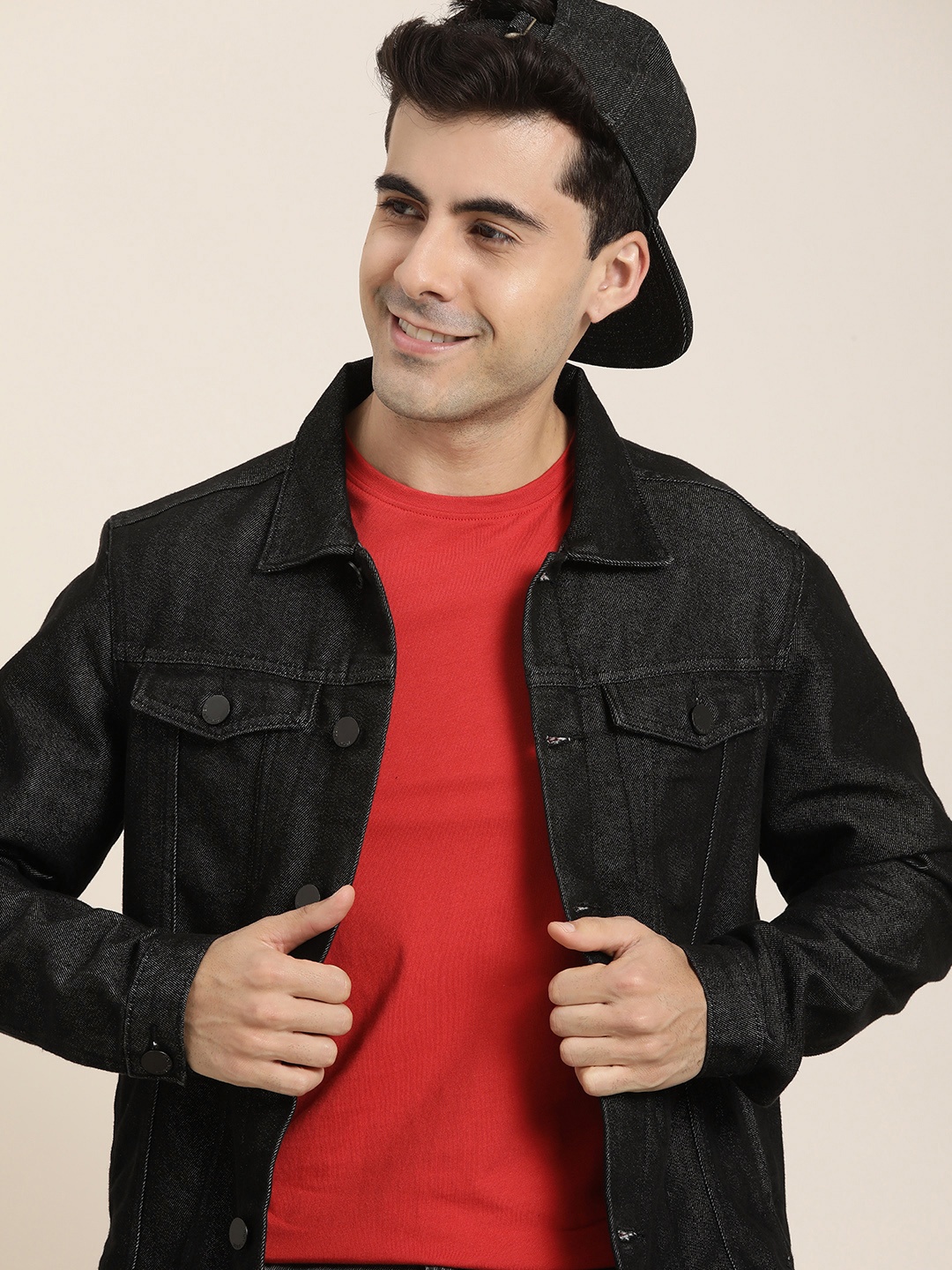 

HERE&NOW Denim Truckers, Black