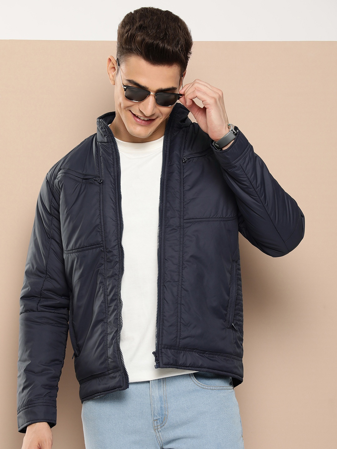 

HERE&NOW Puffer Jacket, Navy blue