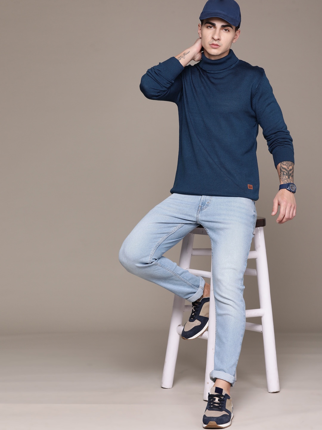 

The Roadster Lifestyle Co. Turtle Neck Pullover, Teal