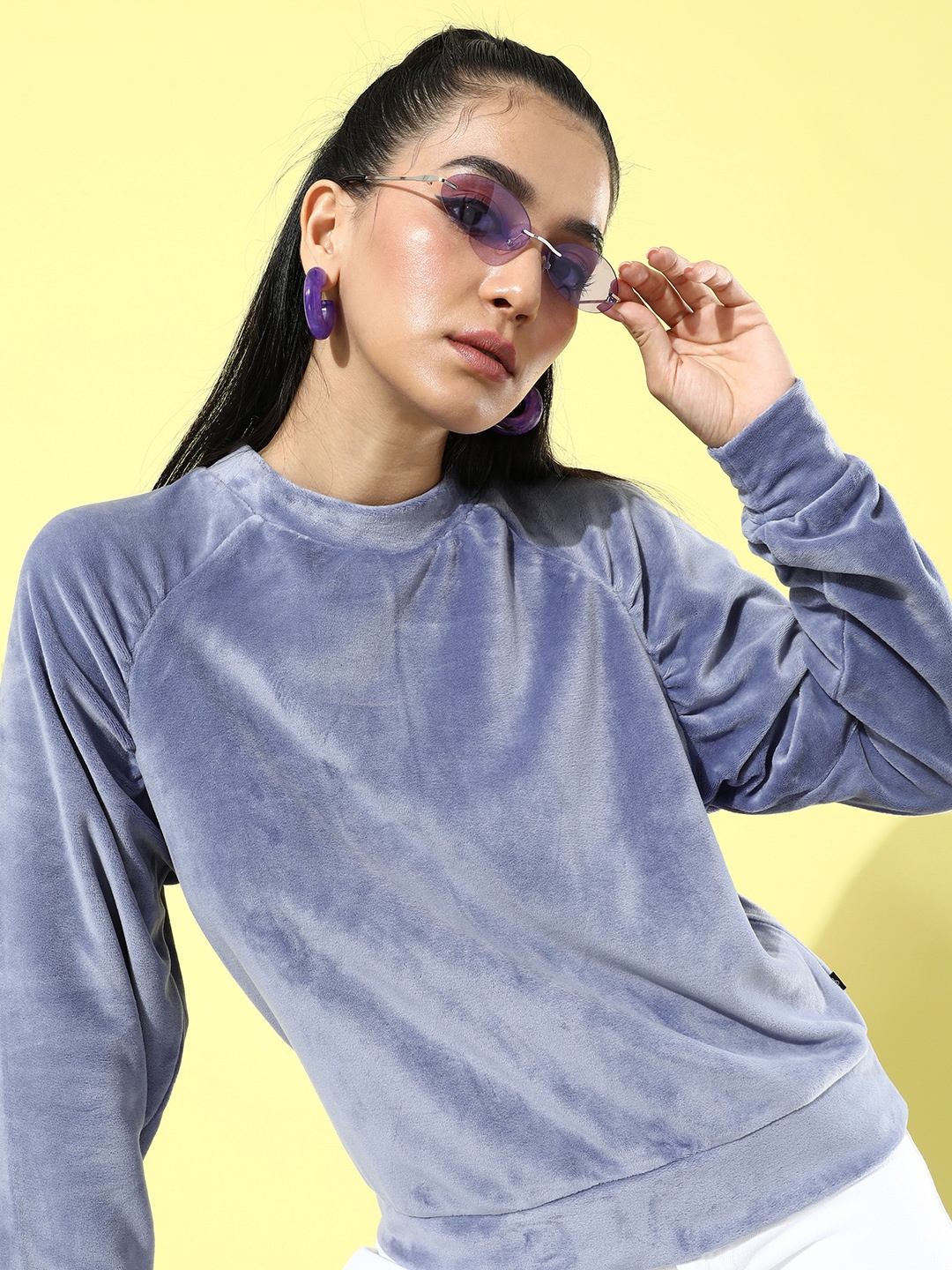 

The Roadster Life Co. Velvet Vixen Sweatshirt, Purple