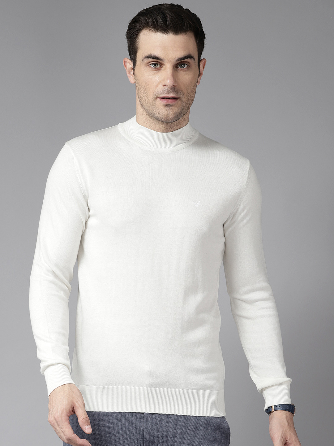 

Blackberrys Long Sleeves Regular Pullover, White